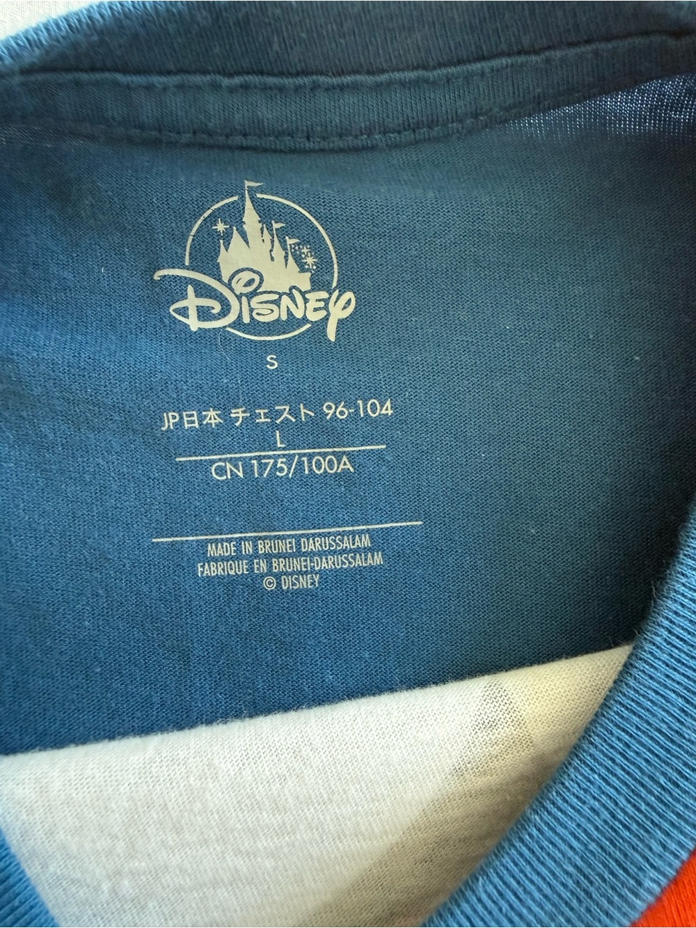 Disney Blue and White Mickey Mouse long sleeve Tee - Picture 4 of 9